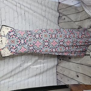 Cynthia Rowley Floral Halter Maxi Dress Size Small